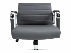 Dudeco Silla de Oficina Kolumbus en Piel Natural Gris Sale