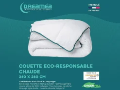 Edredón caliente reciclado de de microfibra - 240 x 260 cm - 350 gr/ m² - ROSA^DREAMEA Best