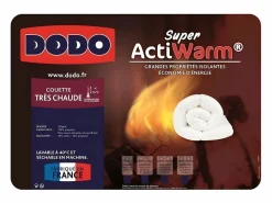 DODO Edredón muy cálido 450g/m² SUPER ACTIWARM 240x260 cm Blanco Discount