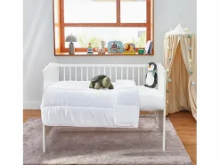 PIKOLIN Edredón Nórdico Cuna 300gr fibra extrasuave 100x120cm Home Blanco Outlet