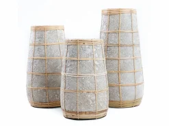 Bazar Bizar Jarrón|El Jarrón Cutie - Concreto Natural - S
