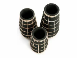 Bazar Bizar El Jarrón Cutie - Natural - S Negro Clearance