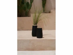 Bazar Bizar Jarrón|El Jarrón Sneaky - Negro Natural - S