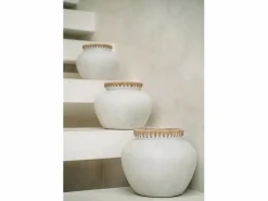 Bazar Bizar Jarrón|El Jarrón Styly - Hormigón Natural - L