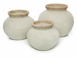 Bazar Bizar Jarrón|El Jarrón Styly - Hormigón Natural - L