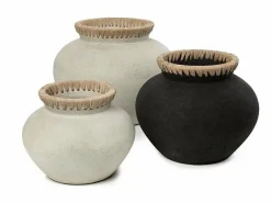 Bazar Bizar El Jarrón Styly - Natural - L Negro