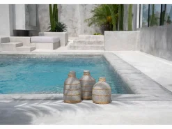 Bazar Bizar El Jarrón Whoopy - Concreto Natural - L Gris Outlet