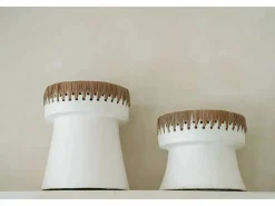 Bazar Bizar El Portavelas Pretty - Blanco Natural - M Multicolor Outlet