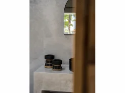 Bazar Bizar Portavelas Y Vela|El Portavelas Serene - Negro Natural - M
