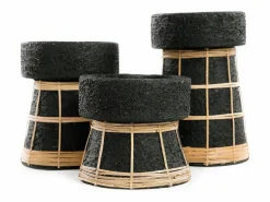 Bazar Bizar El Portavelas Serene - Negro Natural - L Multicolor Outlet