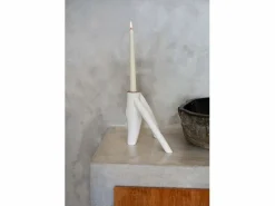 Bazar Bizar El Portavelas Triple Twig - Blanco Discount