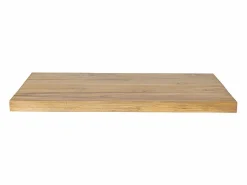 Vente-unique Lavabo|Mueble De Pared Para Baño|Encimera suspendida de teca clara - 80 x 50 cm - SUKAWATI