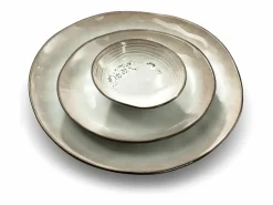 Ensaladera Shadow Nacre 24 cm (x2) de Gres Reactivo Esmaltado - Médard de Noblat^MEDARD DE NOBLAT New