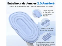 Entrenador de Piernas 2 en 1 , Ángulo Ajustable, LED, Pantalla de Doble Escala, Indicador de Presión, 2 Niveles de Resistencia, Portátil,^MERACH Outlet