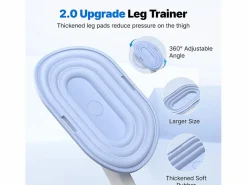 Entrenador de Piernas 2 en 1 , Ángulo Ajustable, LED, Pantalla de Doble Escala, Indicador de Presión, 2 Niveles de Resistencia, Portátil,^MERACH Outlet