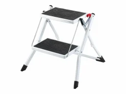 Escalón-Escalera SucceBuy 2 Peldaños Plegable 3 Alturas Ajustables Carga Máxima 150 kg - Seguro y Estable para Trabajos en Altura^ Online