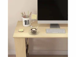 Homcom Escritorio Secreter|Escritorio Aventa multiposición 360º /natural 74,5x120x110 cm