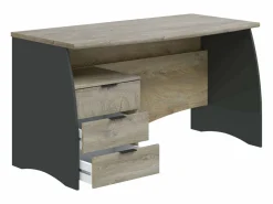 Escritorio c/cajonera oficina roble/ mesa ordenador 74x136x67cm^ Best