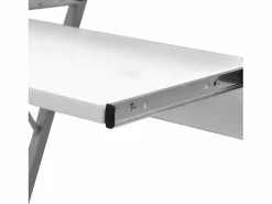 Clicnbuy Mesa De Ordenador|Escritorio compacto de ordenador con bandeja de teclado