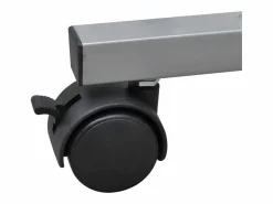 Clicnbuy Mesa De Ordenador|Escritorio compacto de ordenador con bandeja de teclado marrón