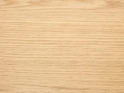 Escritorio con 1 cajón de chapado en roble y en color natural y negro - CARDIONA^Vente-unique Online