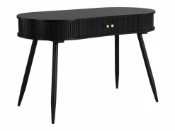 Vente-unique Escritorio con 2 puertas correderas en color - SEVATO Negro Online