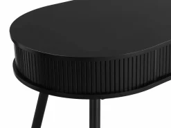 Vente-unique Escritorio con 2 puertas correderas en color - SEVATO Negro Online