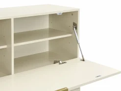 Escritorio con 2 puertas y 3 cajones en MDF y metal color - ERWIN^Vente-unique Online