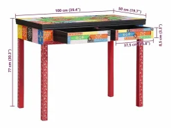 vidaxl Escritorio Secreter|Escritorio con cajón 100 x 50 x 77 cm