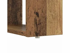 Escritorio con estante Madera envejecida 113 x 54 x 120 cm^vidaxl Online