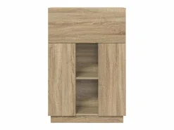 Escritorio con estante Roble Sonoma 71.5 x 31.5 x 106.5 cm^Clicnbuy