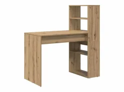 vidaxl Escritorio Secreter|Escritorio con estante Roble artesanal 113 x 54 x 120 cm