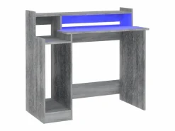 Escritorio con LED madera contrachapada sonoma 97x45x90 cm^Clicnbuy Discount