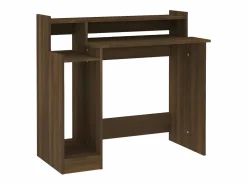Escritorio con LED madera ingeniería marrón roble 97x45x90 cm^Clicnbuy Discount