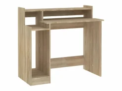 Escritorio con LED madera contrachapada roble sonoma 97x45x90cm^Clicnbuy Discount