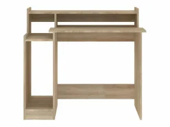 Escritorio con LED madera contrachapada roble sonoma 97x45x90cm^Clicnbuy Discount