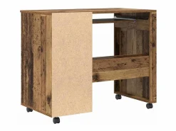 Escritorio con Ruedas con cajón Madera Vieja 91 x 50 x 77 cm^Clicnbuy New