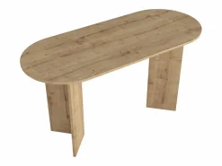 Vente-unique Escritorio consola moderno en - TOPANIA Color natural claro Discount