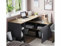 Escritorio de esquina antracita/artisan 135x110x75.5 rudy^Vicco Outlet