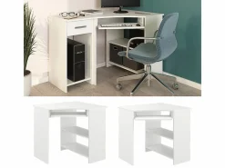 Vicco Escritorio de esquina 83x76x77 odin Blanco Hot