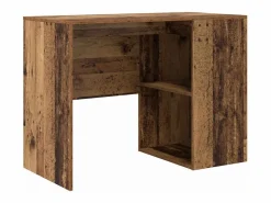 vidaxl Escritorio Rinconero|Escritorio de Esquina con cajón Madera vieja 102 x 88 x 75 cm