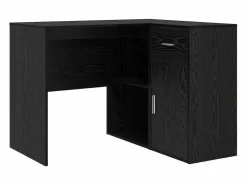 Clicnbuy Escritorio Rinconero|Escritorio de Esquina con cajón Roble 102 x 50 x 75 cm