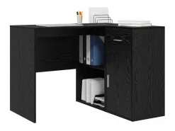 Clicnbuy Escritorio Rinconero|Escritorio de Esquina con cajón Roble 102 x 50 x 75 cm
