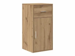 Clicnbuy Escritorio Rinconero|Escritorio de Esquina con cajón Roble artisan 102 x 50 x 75 cm