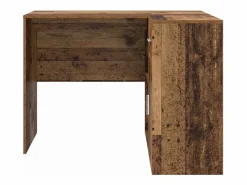 Clicnbuy Escritorio Rinconero|Escritorio de Esquina con cajón Madera vieja 102 x 50 x 75 cm