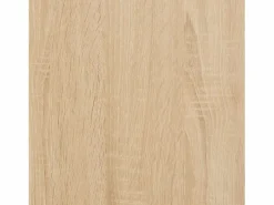 Clicnbuy Escritorio de esquina contrachapada color roble 145x100x76cm Marru00f3n Best