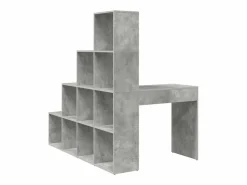 Escritorio de Esquina hormigón 101.5 x 149.5 x 149.5 cm^Clicnbuy New
