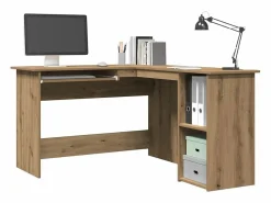 Escritorio de esquina madera contrachapada 120x140x75 cm^Clicnbuy