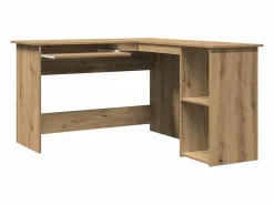 Escritorio de esquina madera contrachapada 120x140x75 cm^Clicnbuy