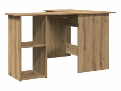 Escritorio de esquina madera contrachapada 120x140x75 cm^Clicnbuy